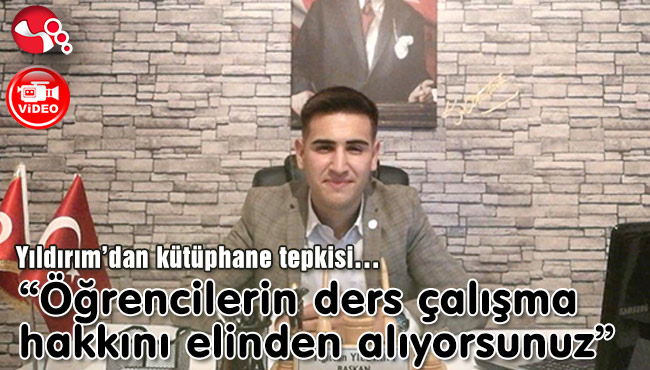 “Öğrencilerin ders çalışma hakkını elinden alıyorsunuz”