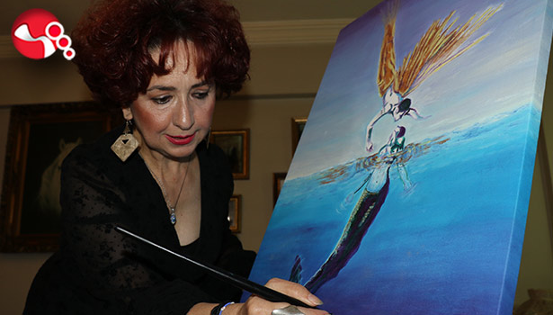 Ev hanımlığından ressamlığa uzanan hayat hikayesi