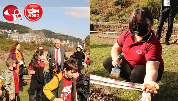 Minik Arkeologlar işbaşında...