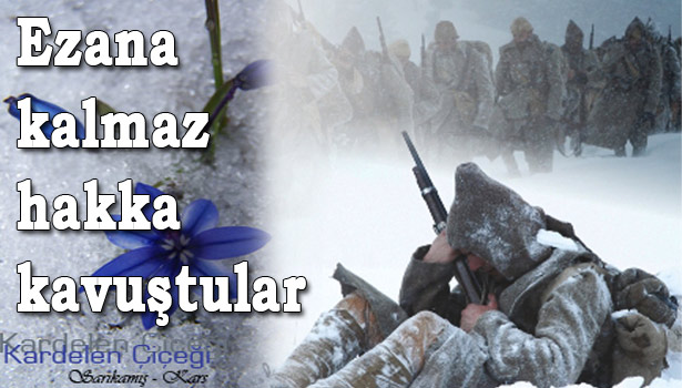 SARIKAMIŞ'TAN KALAN BİR HATIRADIR BU...