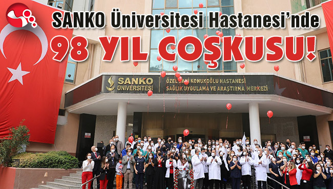 SANKO Üniversitesi Hastanesi’nde 98. yıl coşkusu!