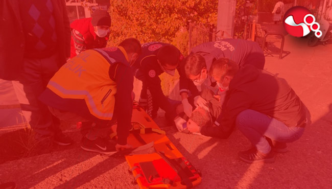 Bir anda yere yığıldı!!!