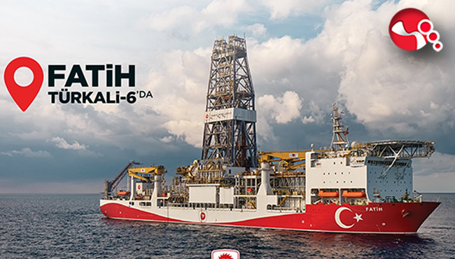 Fatih Sondaj Gemisi Türkali-6'da