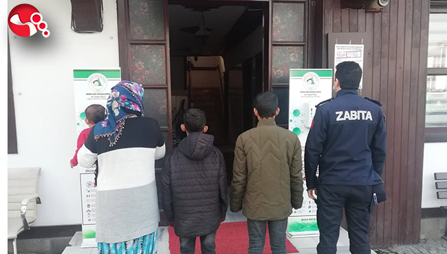 Zonguldak'tan Düzce'ye dilenmeye geldiği ortaya çıktı