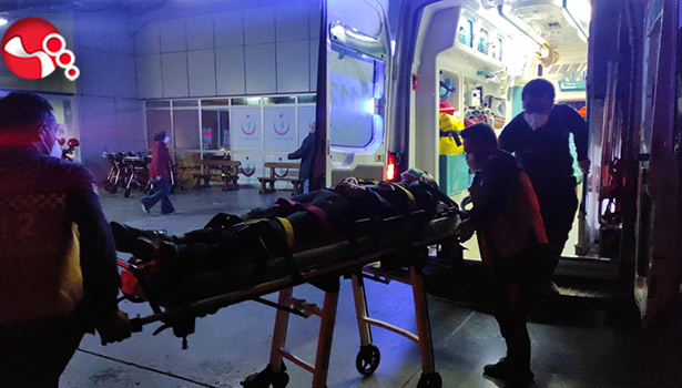 Motosiklet Kamyonete çarptı!!!