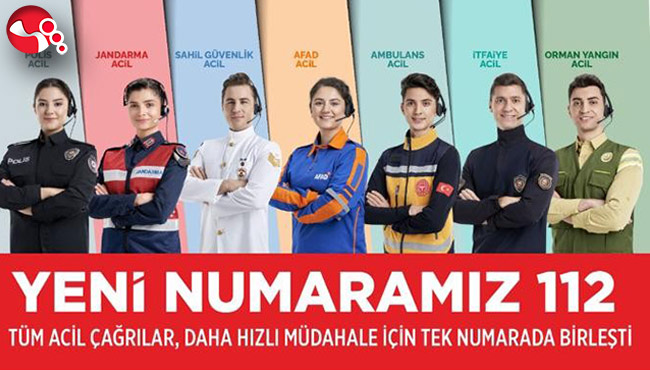 ACİL NUMARALAR 112’de birleşti