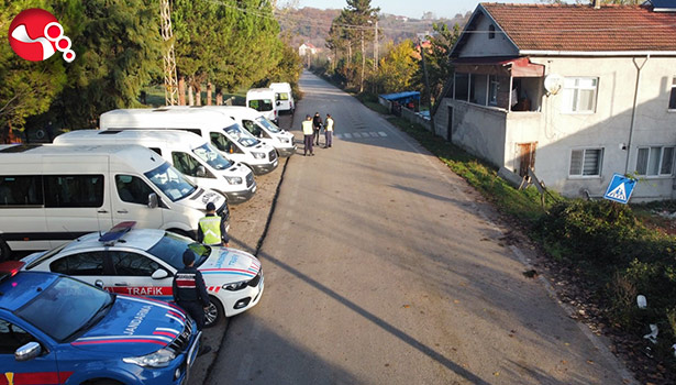 Servislere droneli denetim