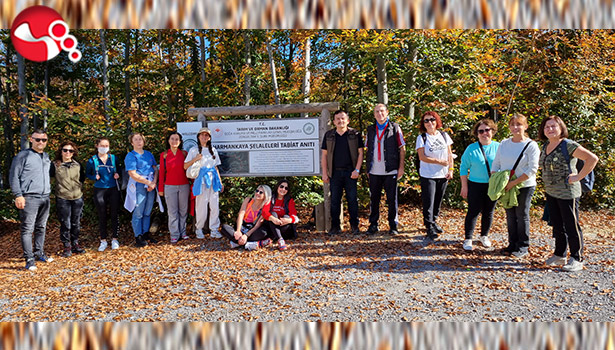 İzci Liderleri ve Sağlık Çalışanları Harmanlaya Şelaleri’ndeydi