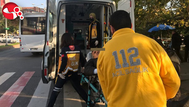 Bir anda yere yığıldı...