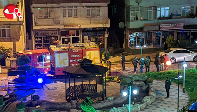 Lokantada yangın paniği!!