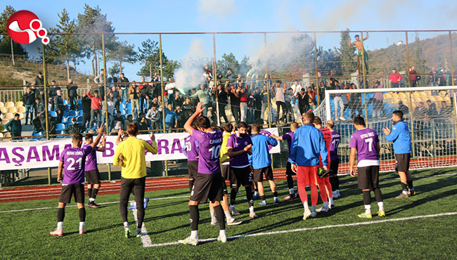 Ereğli Belediyesporda galibiyet coşkusu...