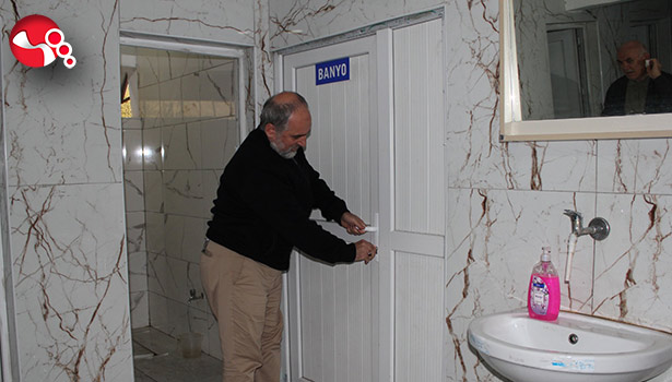 Ereğlili İmam Hatip 2 metrelik banyo ile gönüllere dokunuyor