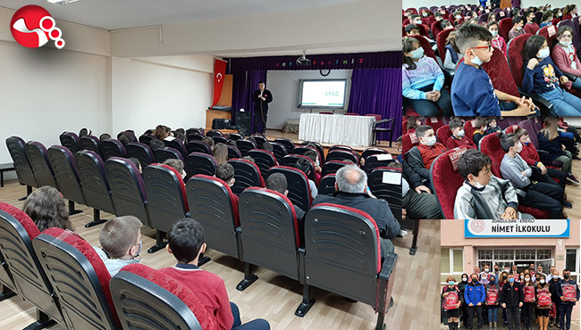 AFAD, öğrencilere eğitim verdi…