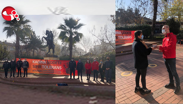 Çaycuma’ da “Kadına Şiddete Hayır”