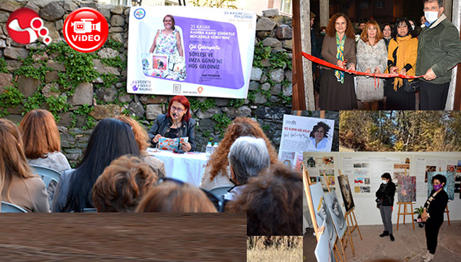 Sanatlarıyla ve Kitaplarıyla “KADINA ŞİDDETE HAYIR” dediler