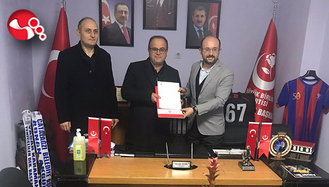 Çaycuma BBP İlçe Başkanlığına Taner Özdil atandı