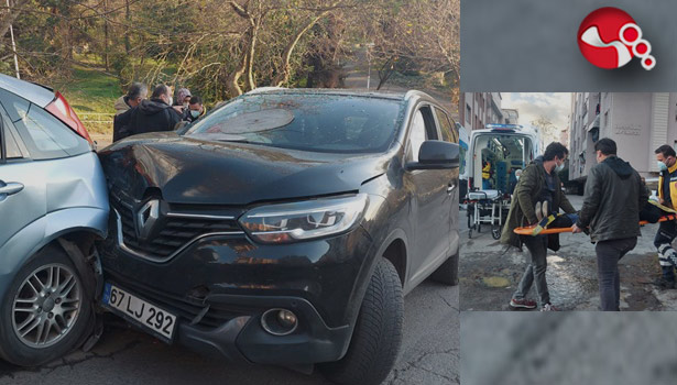 Üç araçlı kaza: 1 yaralı