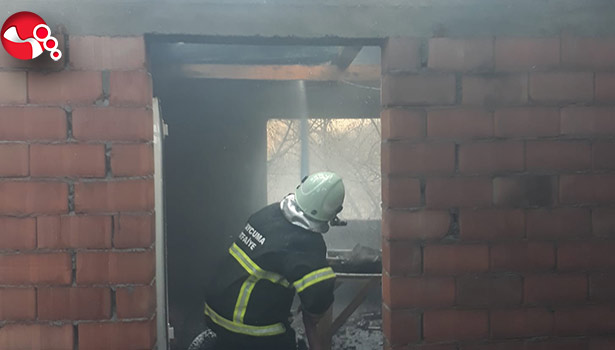 Elektrik tesisatından yangın paniği