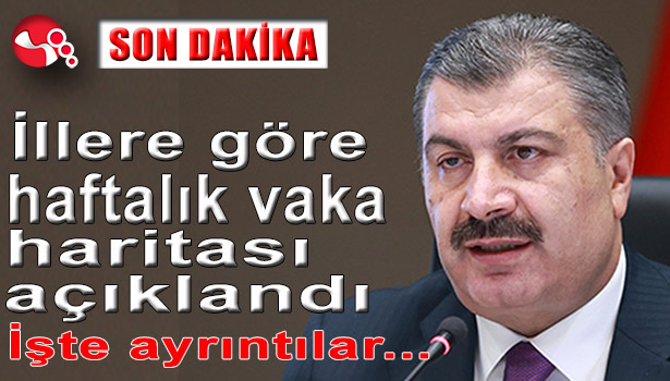 Bakan Koca illere göre vaka sayısını açıkladı: İşte ayrıntılar...