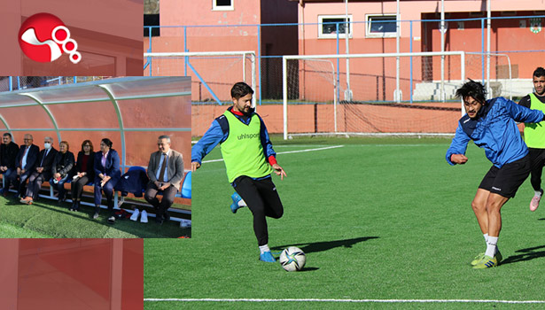 Başkan Posbıyık’tan futbolculara moral ziyareti!..