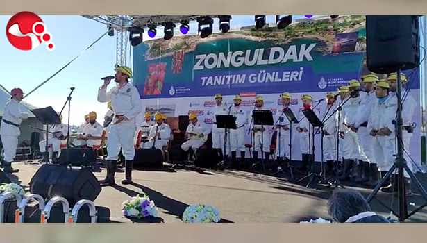 Madenci Korosundan anlamlı konser....