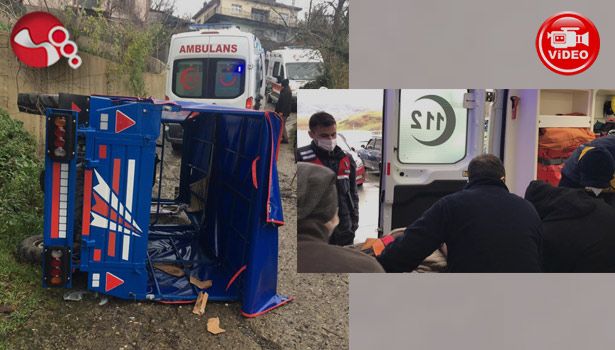 Patpat devrildi: Yaralılar var...