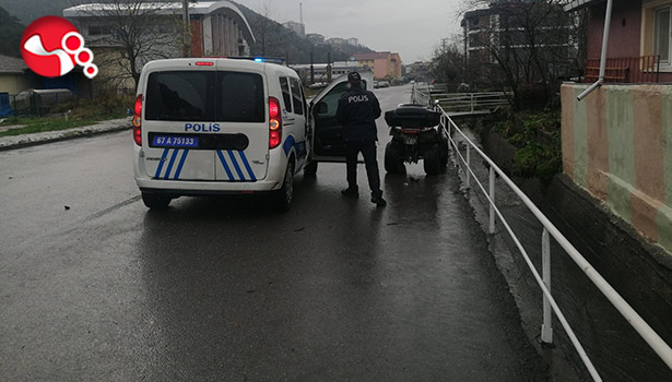 Otomobil ile ATV çarpıştı