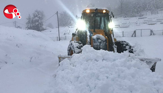 168 köy yolu ulaşıma kapandı