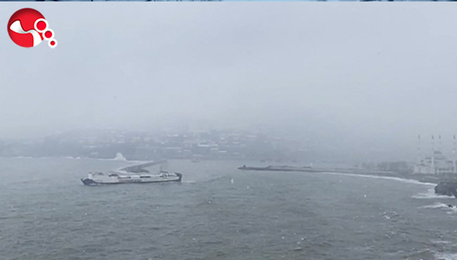 Yük gemileri limana demir atmakta zorlandı