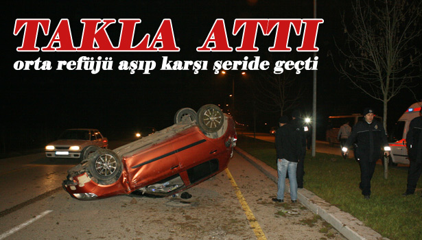 BİR KİŞİ YARALANDI