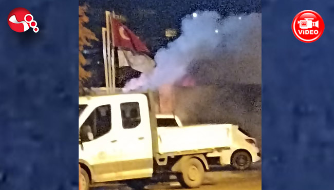 Alevlere teslim oldu!..