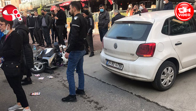 Kaza... Kaza : O anlar kameralara yansıdı!..