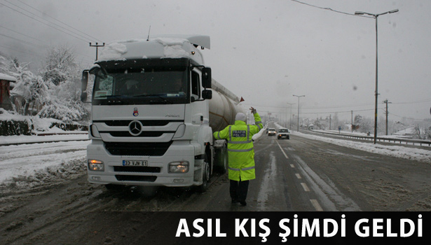 BOLU DAĞINDA KAR YAĞIŞI