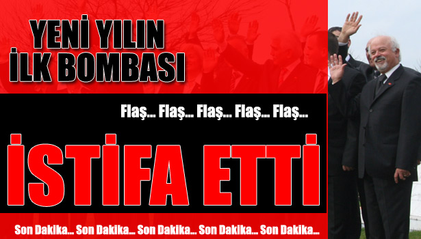 CEVAT AYDIN, İSTİFA ETTİ