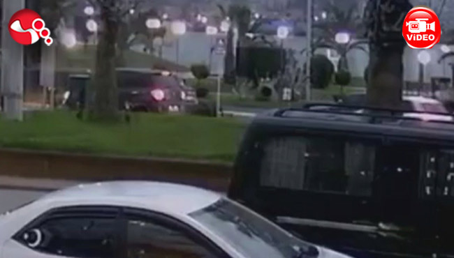 Otomobil takla atmıştı: İşte kaza anı...