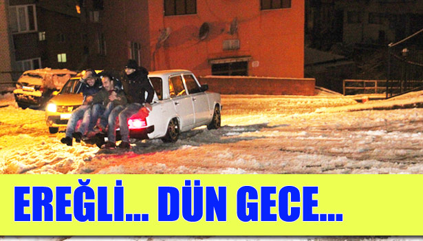 YOLLAR BUZ PİSTİNE DÖNDÜ
