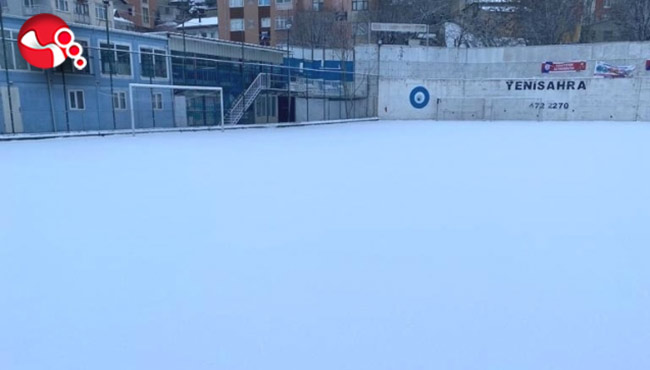 Ataşehir deplasmanına kar engeli…