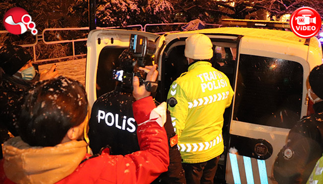 Oldukça alkollüydü, önce refüje ardından...