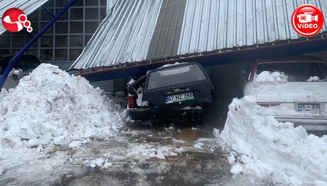 Sundurmanın altında kaldılar