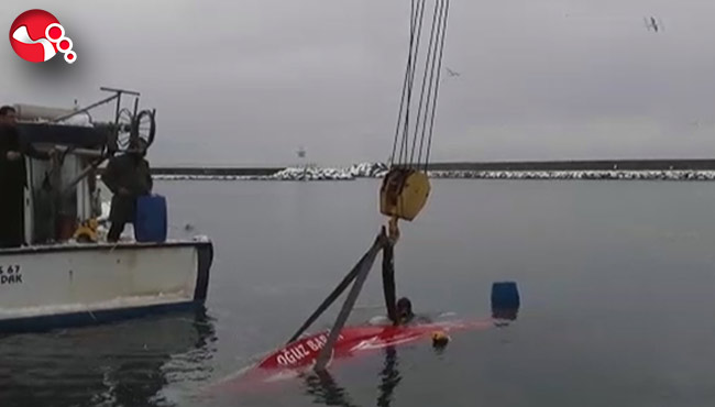 Sular altında kaldılar