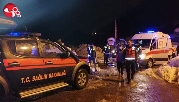 Hastanın imdadına sağlık ekipleri yetişti