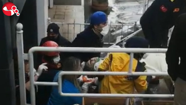 Asansör boşluğuna düşmüştü...