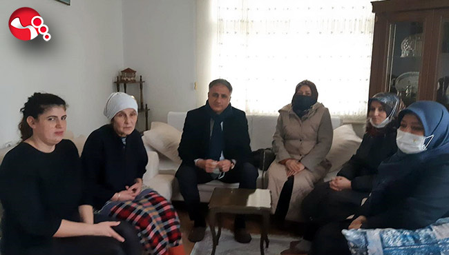 Başkan Bozkurt, Gazi Ailesine taziyede bulundu