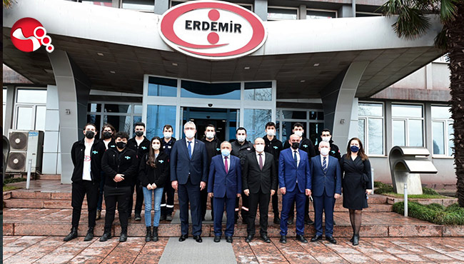 Rektör Çufalı’dan ERDEMİR’e ziyaret