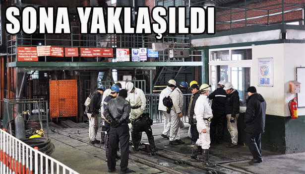 MADEN FACİASINDAKİ ÜÇ İŞÇİYE YAKLAŞILIYOR