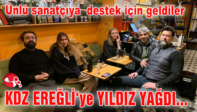 Ünlü sanatçıya destek için geldiler