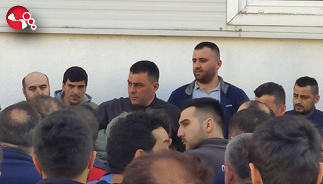 Başkan Yılmaz Gersan işçileriyle görüştü