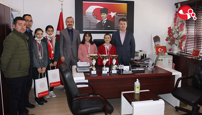 Helvacılar Ortaokulu öğrencilerinin büyük başarısı