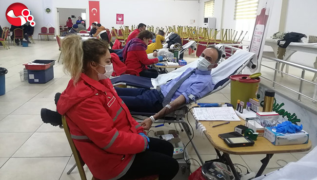 Ormanlı Beldesi sakinleri kan verdi