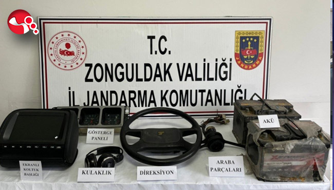 Yedi emin otoparkında hırsızlık